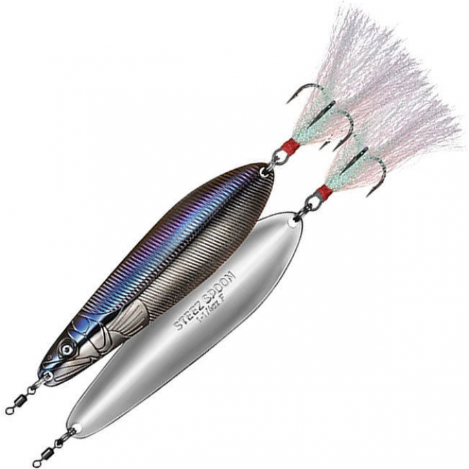 Блесна DAIWA STEEZ SPOON 22g (3/4 oz) PURPLE WAKASAGI 07434452