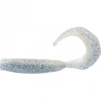 Приманка DAIWA Bait junkie 4" grub white wash glow